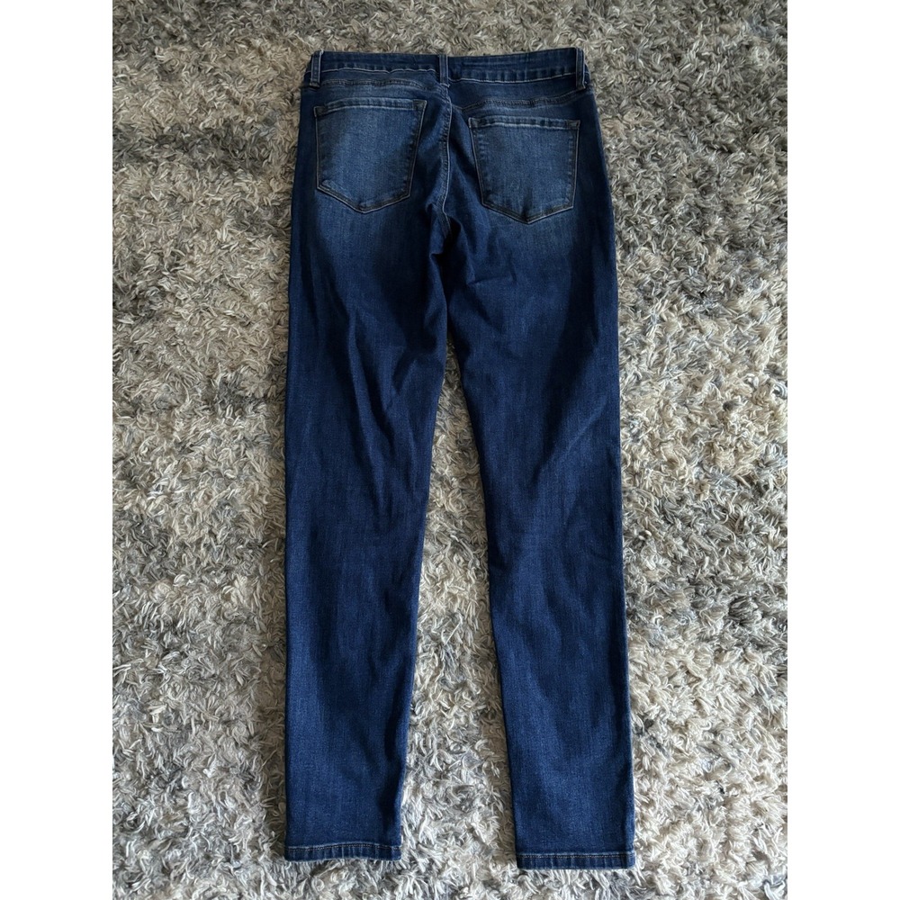 Kan Can High Rise Curvy Skinny Jeans Sz 9 Dark Blue Kancan - Picture 4 of 4